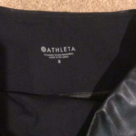 Athleta faux leather leggings - Picture 2 of 2